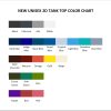 tank top color chart - Neck Deep Store